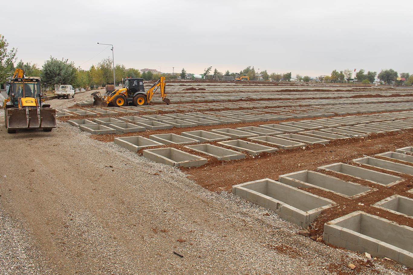 Diyarbakır'da yeni mezarlık alanı oluşturuldu